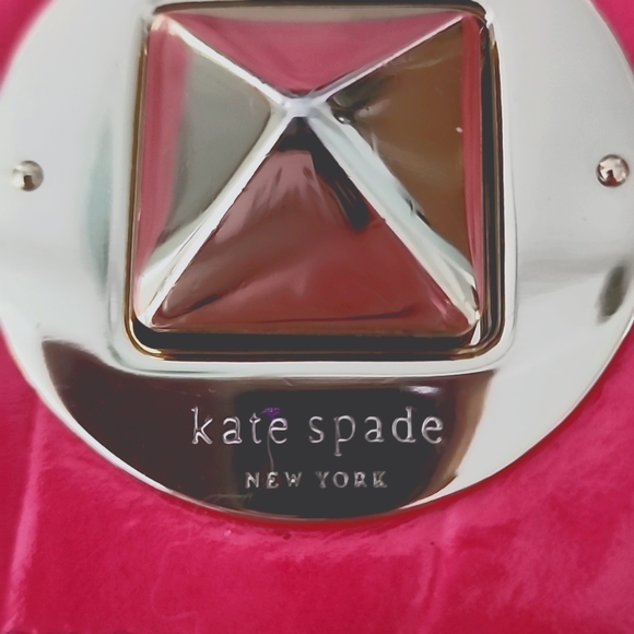 Kate Spade Pink Patent Leather Clutch With Gold Chain Handles GORGEOUS! - Picture 2 of 12